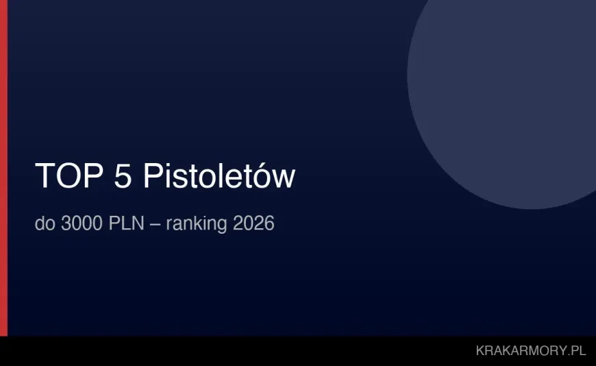 Top 5 pistoletów do 3000 PLN w 2026 – ranking | Krak Armory
