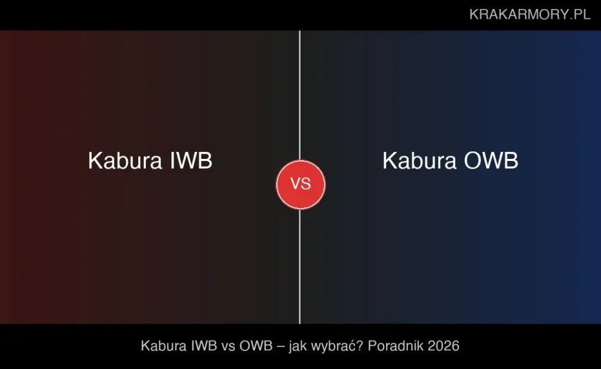 Kabura IWB vs OWB – jak wybrać? Poradnik dla strzelców i posiadaczy pozwoleń [2026]