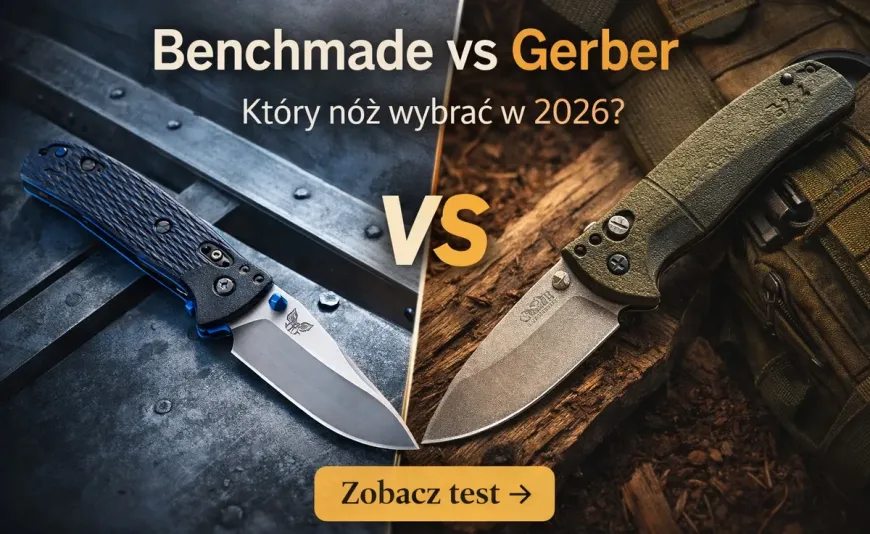 Benchmade vs Gerber – który nóż taktyczny wybrać? Test 2026