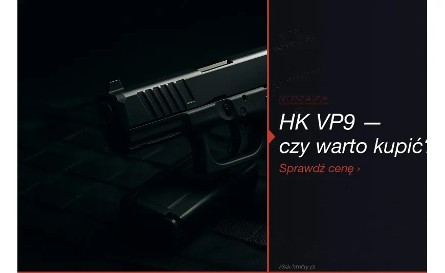 HK VP9 — recenzja pistoletu [2026]. Cena i dane techniczne | KrakArmory